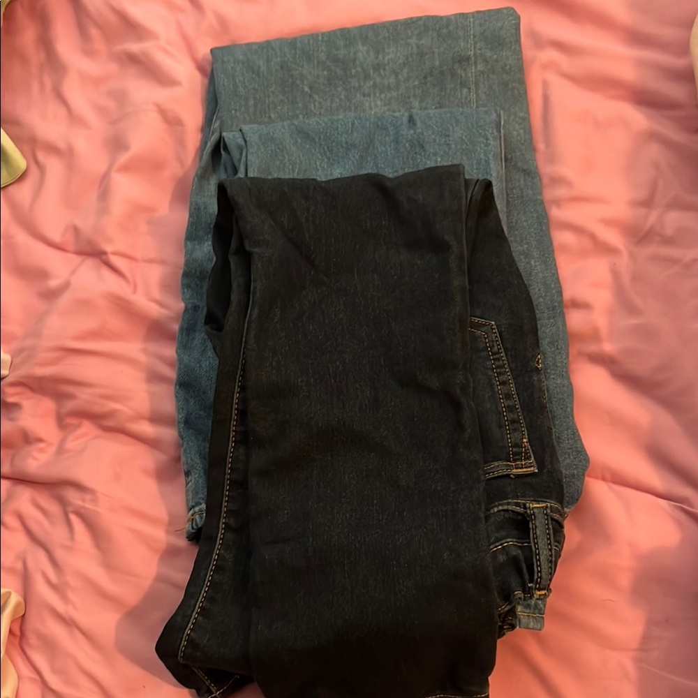 Old Navy Blue Jeans Classic Straight-Leg Denim